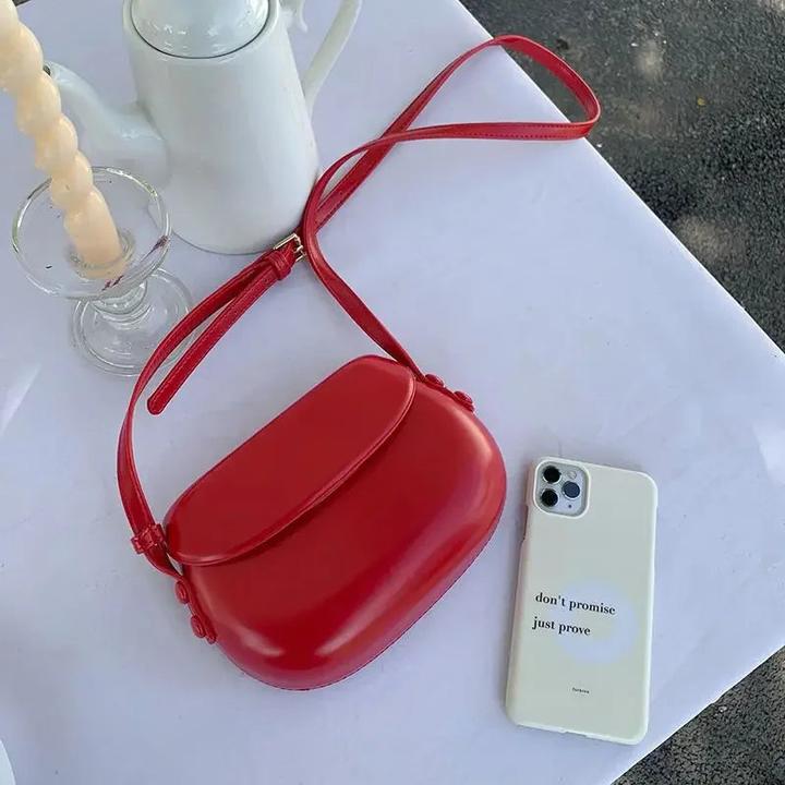 Only-Bags.Store Klappe Crossbody Taschen Mini PU Leder Schultertaschen und Handtaschen Telefon Einfache feste