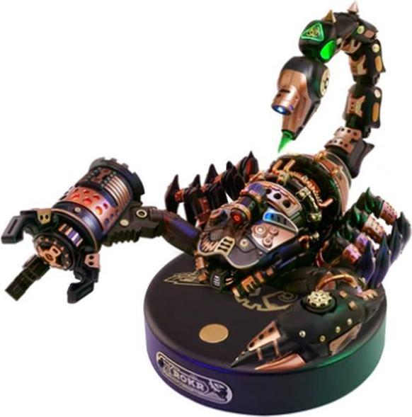 Actual product image Rokr 3D steampunk scorpion kit (123 pieces)