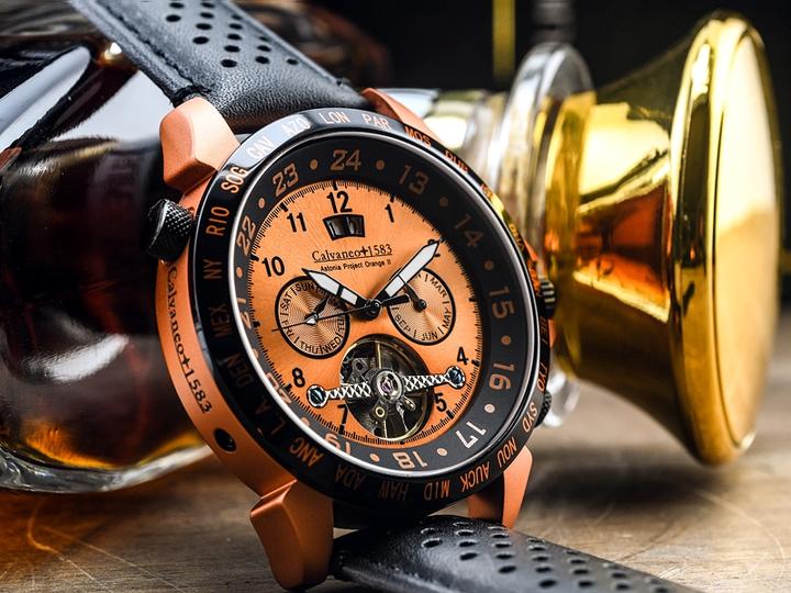 Immagine prodotto Calvaneo 1583 Astonia Project Orange II Aluminium Edition Automatikuhr (44 mm)