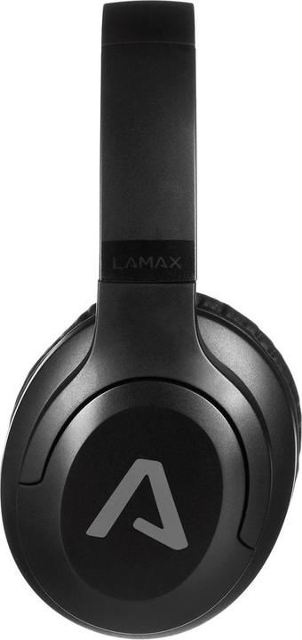 Produktbild Lamax Base 2 Kopfhörer Kabellos Kopfband Anrufe/Musik Mikro-USB Bluetooth Schwarz (48 h, Kabellos)