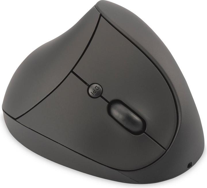 Image du produit Digitus Clavier ergonomique vertical sans fil 6 boutons 1600 dpi noir (Sans fil)