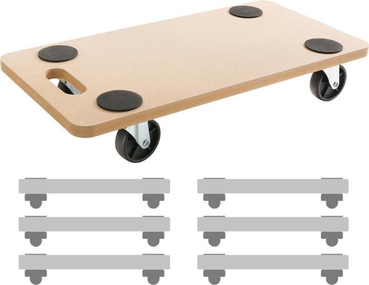 Produktbild Arebos Rollbrett x6 (200 kg)