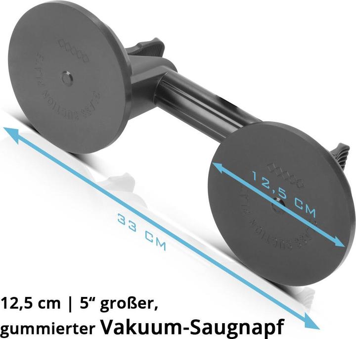 Actual product image Stahlwerk Double suction lifter with 135 kg load capacity and 2 x 12.5 cm | 5" diameter (135 kg)
