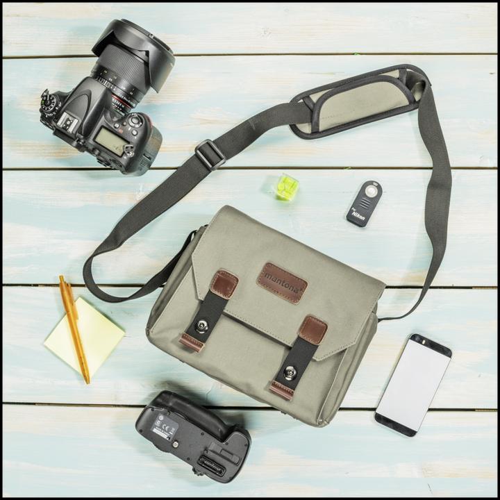 Produktbild mantona Kameratasche Milano piccolo (Kamera Schultertasche)