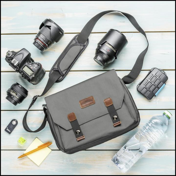 Immagine prodotto mantona Borsa fotografica Milano grande (Borsa a tracolla per fotocamera)