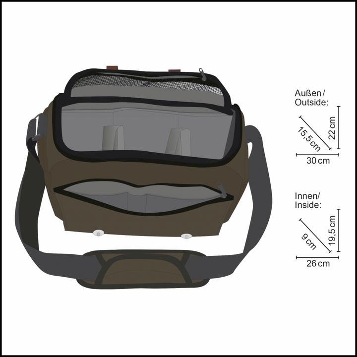 Image du produit mantona Sacoche pour appareil photo Milano grande (Sac à bandoulière pour appareil photo)
