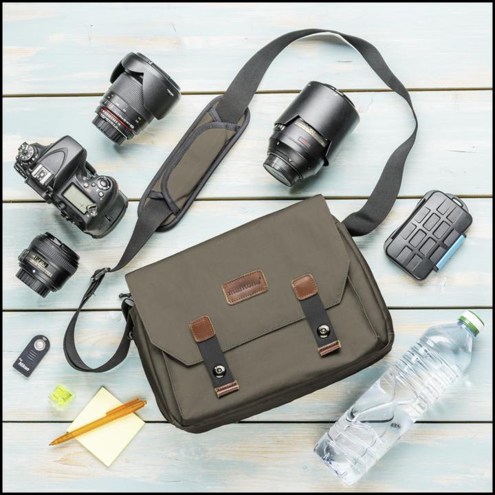 Image du produit mantona Sacoche pour appareil photo Milano grande (Sac à bandoulière pour appareil photo)
