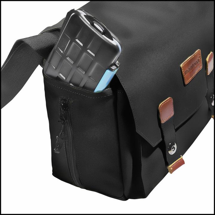 Immagine prodotto mantona Borsa fotografica Milano grande (Borsa a tracolla per fotocamera, 0.12 l)