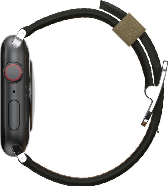 Produktbild OtterBox Symmetry Cactus Leather Watch Band für Apple Watch 9/8/7 45mm (44 mm, 42 mm, 45 mm, Veganes Leder)