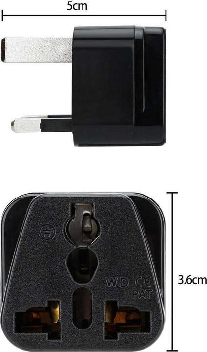 Image du produit Intirilife Kit de 4 adaptateurs de prise UK type G