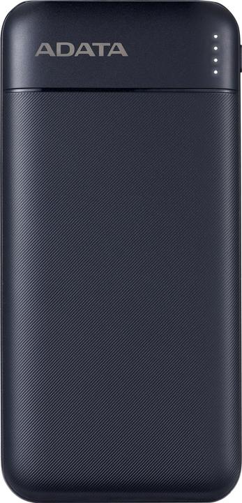 Image du produit Adata POWER BANK USB 10000MAH BLACK/PC100-14BK (10000 mAh, 20 W, 37 Wh)