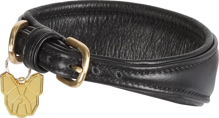 Produktbild Digby & Fox Hundehalsband Windhunde Leder Wattiert (25, 27, 28, Hund)