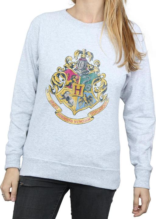 Image du produit - Sweat HOGWARTS DISTRESSED CREST - Femme (L)