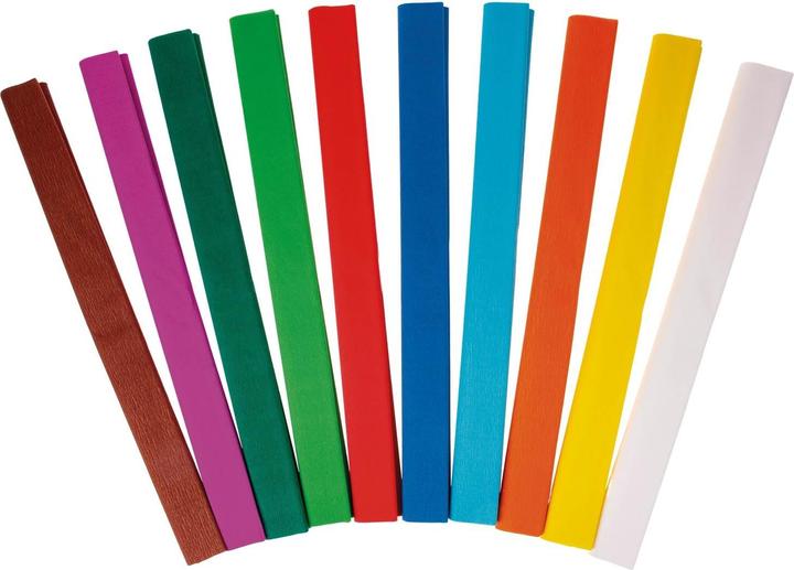 Image du produit Folia Rouleaux de papier crépon, 50cmx2,5m (10 x)