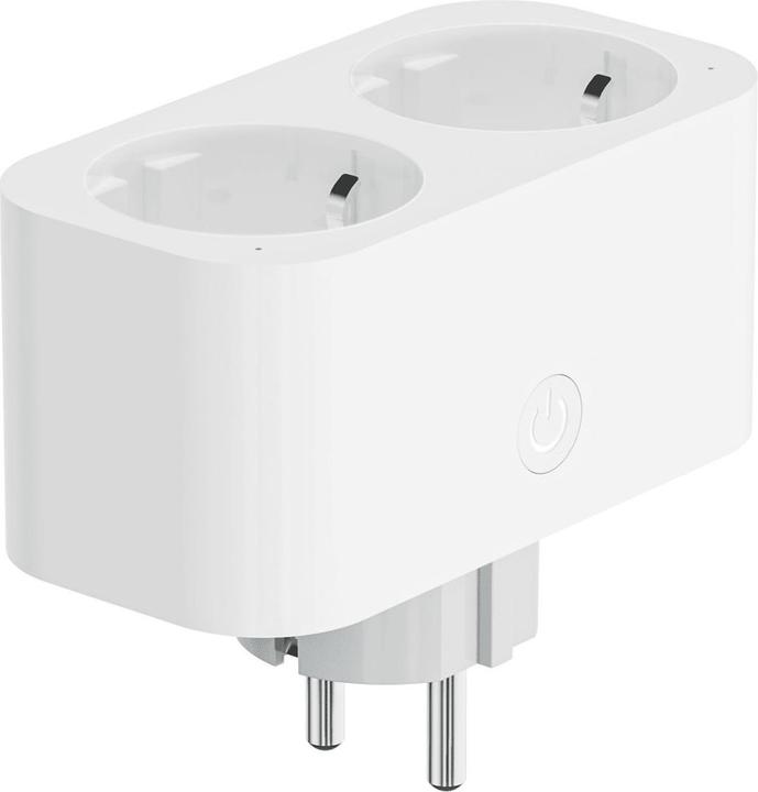 Woox R6153 Smart Dual Plug UE 16A + monitor energetico