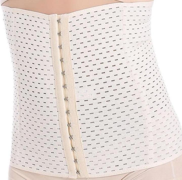 Actual product image JTI Waist trainer / training corset for hourglass figure, XL - Beige (XL)