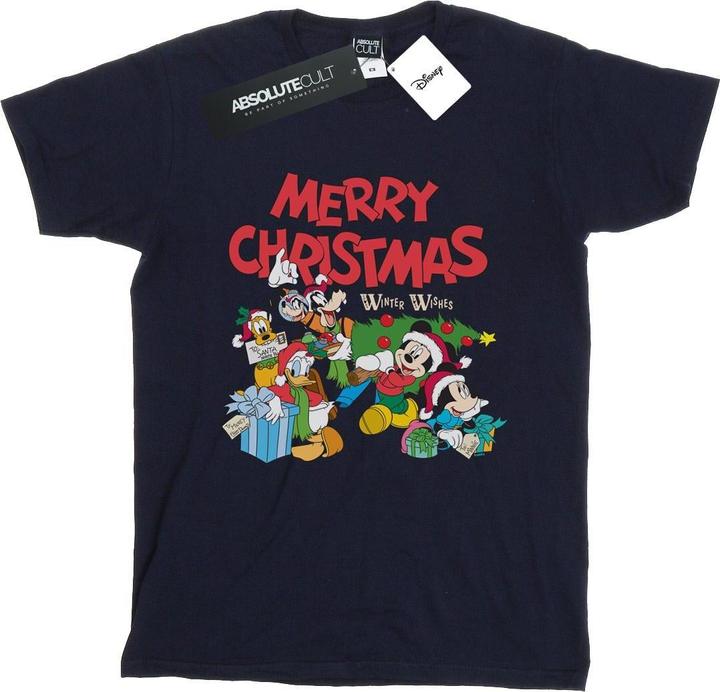 Disney Mickey And Friends Winter Wishes TShirt (M)