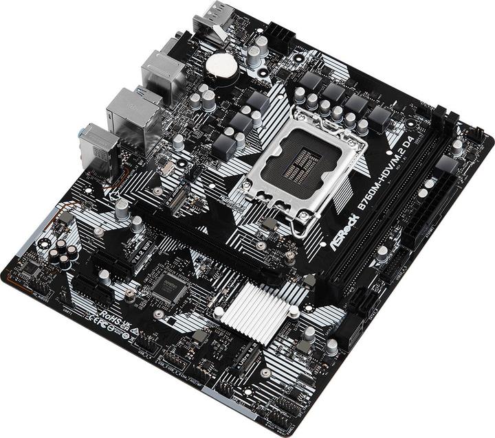 Image du produit AsRock B760M-HDV/M.2 D4 (LGA 1700, Intel B760, mATX)