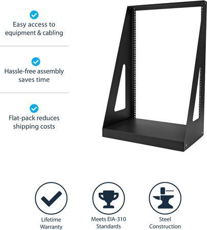 Image du produit StarTech HEAVY DUTY 2-POST RACK - 16U (16 HE, Rack 19 pouces)