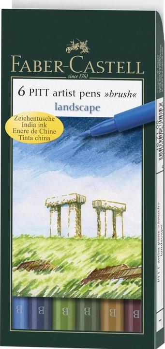 Produktbild Faber-Castell Artist Pen (Mehrfarbig, Landscape, 6 x)