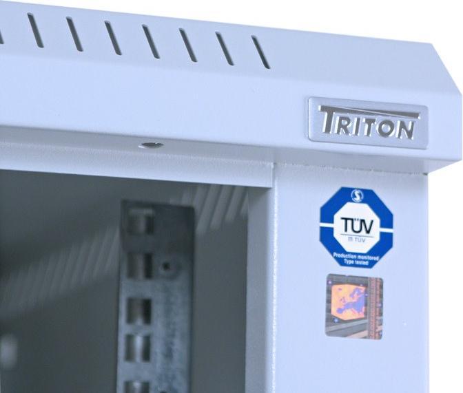 Image du produit Triton Rack 15U/ Glass door Châssis autoportant (10.86 HE, Rack 19 pouces)