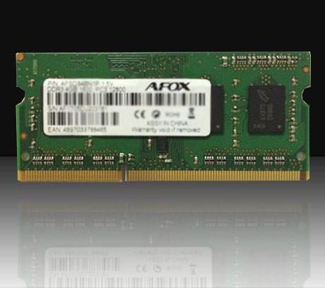 Actual product image AFOX SO-DIMM DDR3 8GB 1866MHZ LV 1 35V (1 x 8GB, 1866 MHz, DDR3-RAM, SO-DIMM)