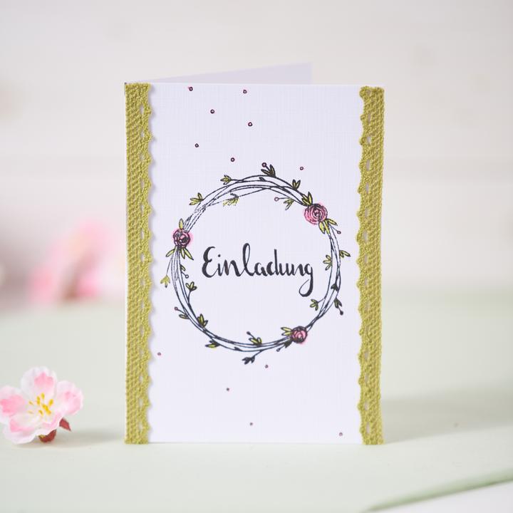 Actual product image VBS Silicone Stamp "Floral Frames