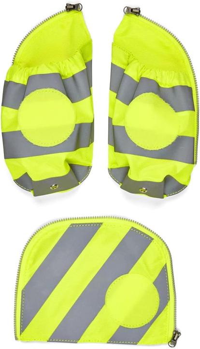Actual product image Ergobag Fluo-Zip Set with Reflector and Side Pockets Yellow