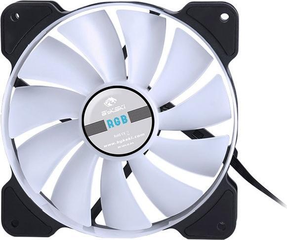 Actual product image Bykski CF-RGB-X-V2 120mm RGB FAN 12v RGB 1020662 (120 mm)