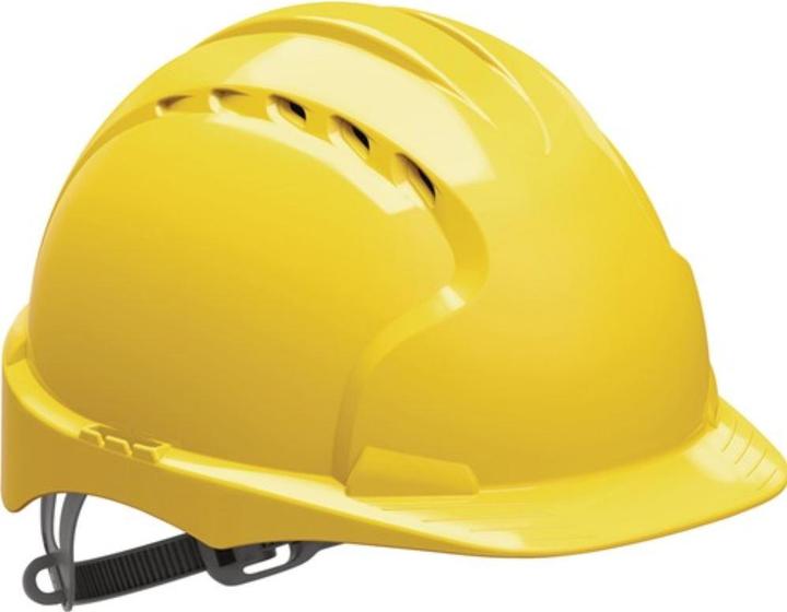 Actual product image Safety helmet EVO®2 yellow HDPE EN 397 (64 cm)