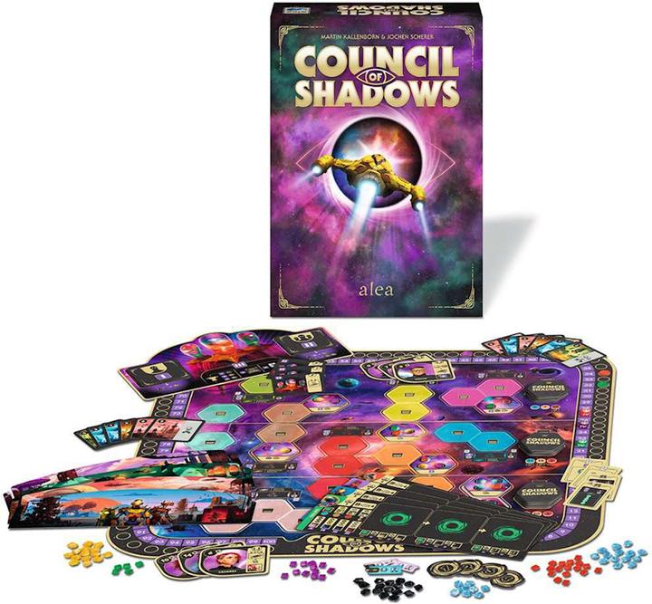 Actual product image Ravensburger The Council of Shadows (German, French, English)
