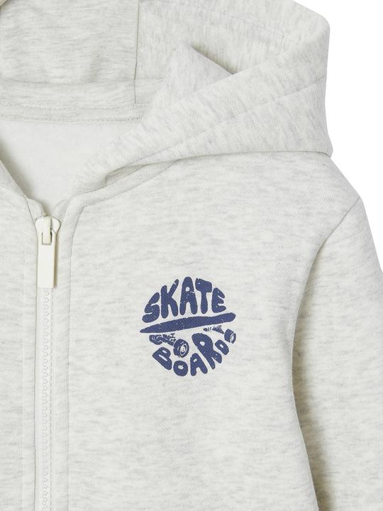 Image du produit Vertbaudet Jungen Kapuzensweatjacke BASIC mit Recycling-Polyester (116)