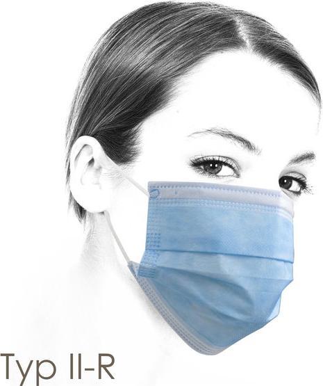 Novidarte Medizinische-OP-Maske: Typ II-R | Blau (50 x)