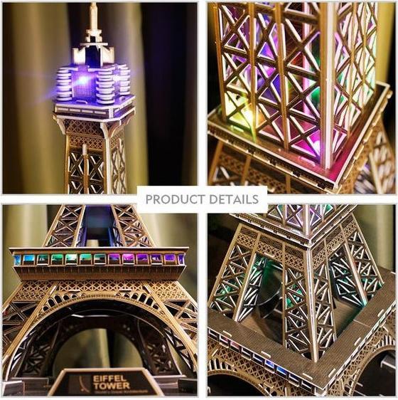 Produktbild Cubicfun PUZZLE 3D Eiffelturm (Das Licht) (84 Teile)