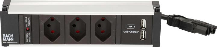 Image du produit Bachmann Multiprise CONI, 3x T13, 1x USB court (3 x, Type 13, 0.30 m)