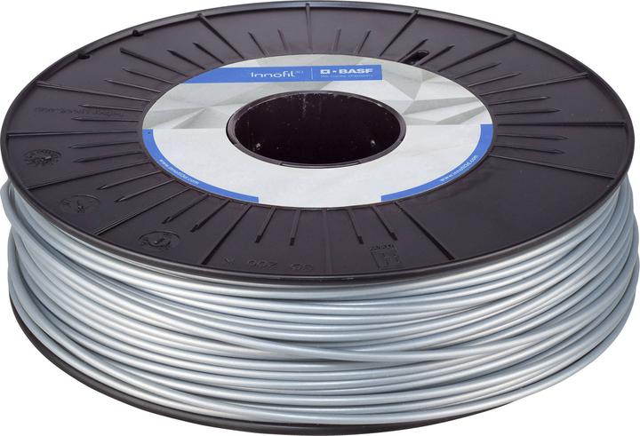 Actual product image Basf Filament (ABS, 1.75 mm, 750 g, Silver)