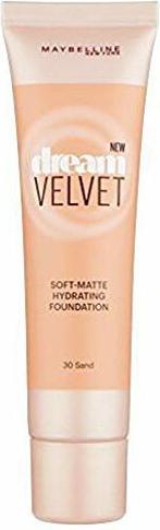 Maybelline New York Dream Velvet Foundation 30 Sand 30ml (30 Sand)