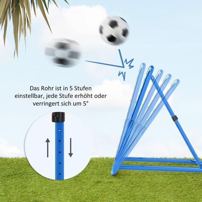 Actual product image Swisshandel24 Rebounder für Fussball, klappbar Fussball Rebounder 63 x 63 cm für Baseball, Blau