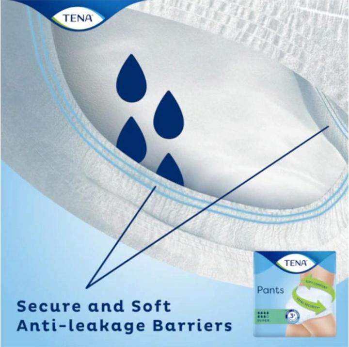 Actual product image Tena Pants Super hospital range (12 x, Large plus)