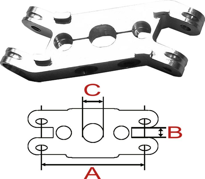 Produktbild Reisenauer mittelstück turbo spinner 30/3,17/6mm mit klemmbefestigung versatz 0°