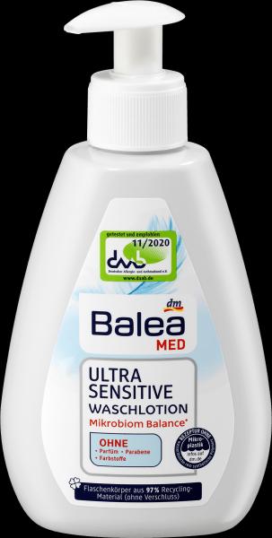 dm Balea MED Flüssigseife Waschlotion Ultra Sensitive (Flüssigseife, 300 ml)