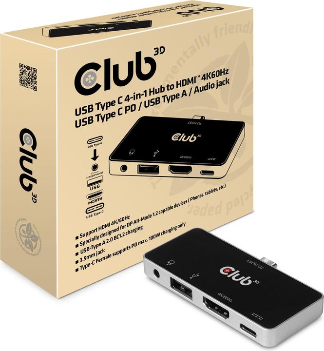 Actual product image Club 3D CSV-1591 (USB-C, 1 Ports)