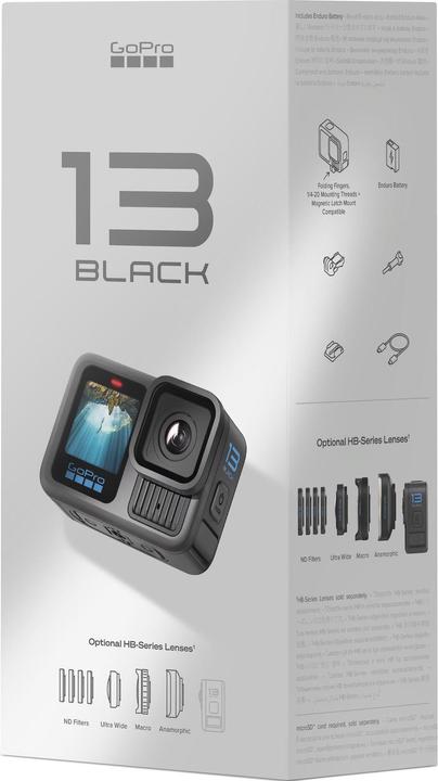 Image du produit GoPro HERO13 Black (inkl. 128 GB MicroSDXC) (60p, Bluetooth, WiFi)