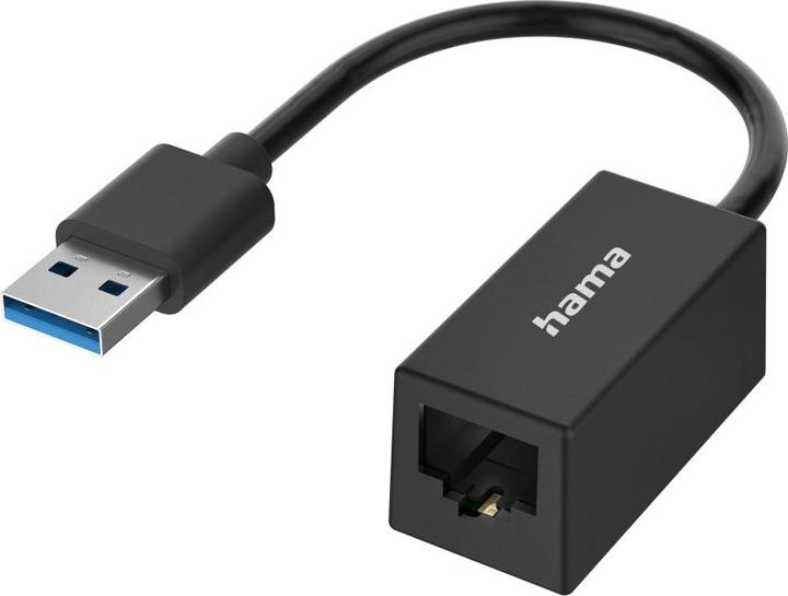 Actual product image Hama Network adapter, USB plug - LAN/Ethernet socket, Gigabit Ethernet (USB)