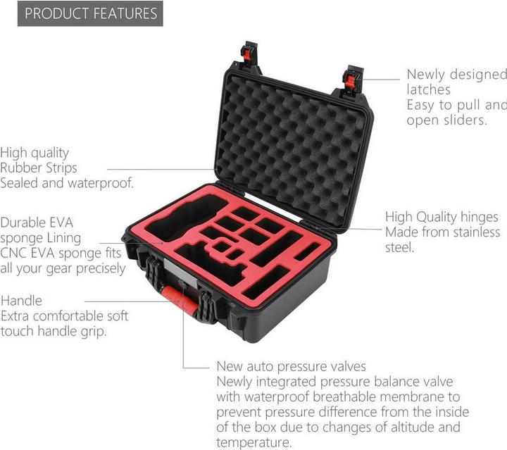 Image du produit Pgytech Dossier de sécurité (Valises de drone, DJI Mavic 2)