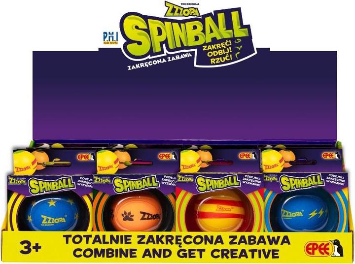 Produktbild EPEE Spinball Ball Blue fun with a yellow meteor (9.50 cm)