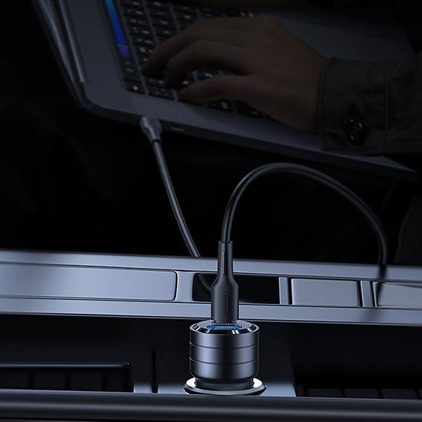 Produktbild Usams Ład. sam. C36 USB+USB-C 95W Fast Charge fioletowy/purple CC176CC02 (US-CC176)