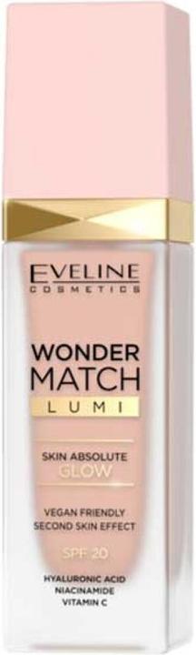 Actual product image Eveline EVELINE Wonder Match Lumi podkład rozświetlający SPF20 10 Vanilla 30ml (10 Vanilla)