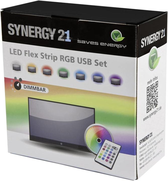 Produktbild Synergy 21 LED Streifen Komplettset (RGB, 200 cm, Indoor)