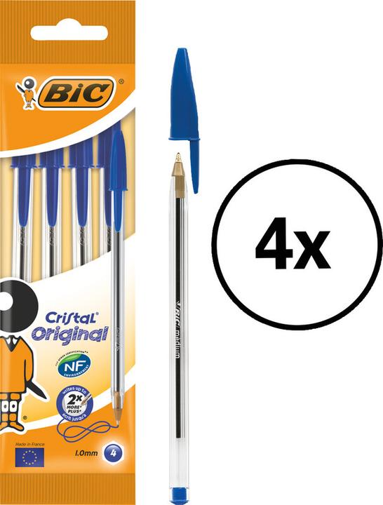 Image du produit Bic Cristal NF (Transparent, 4 x)